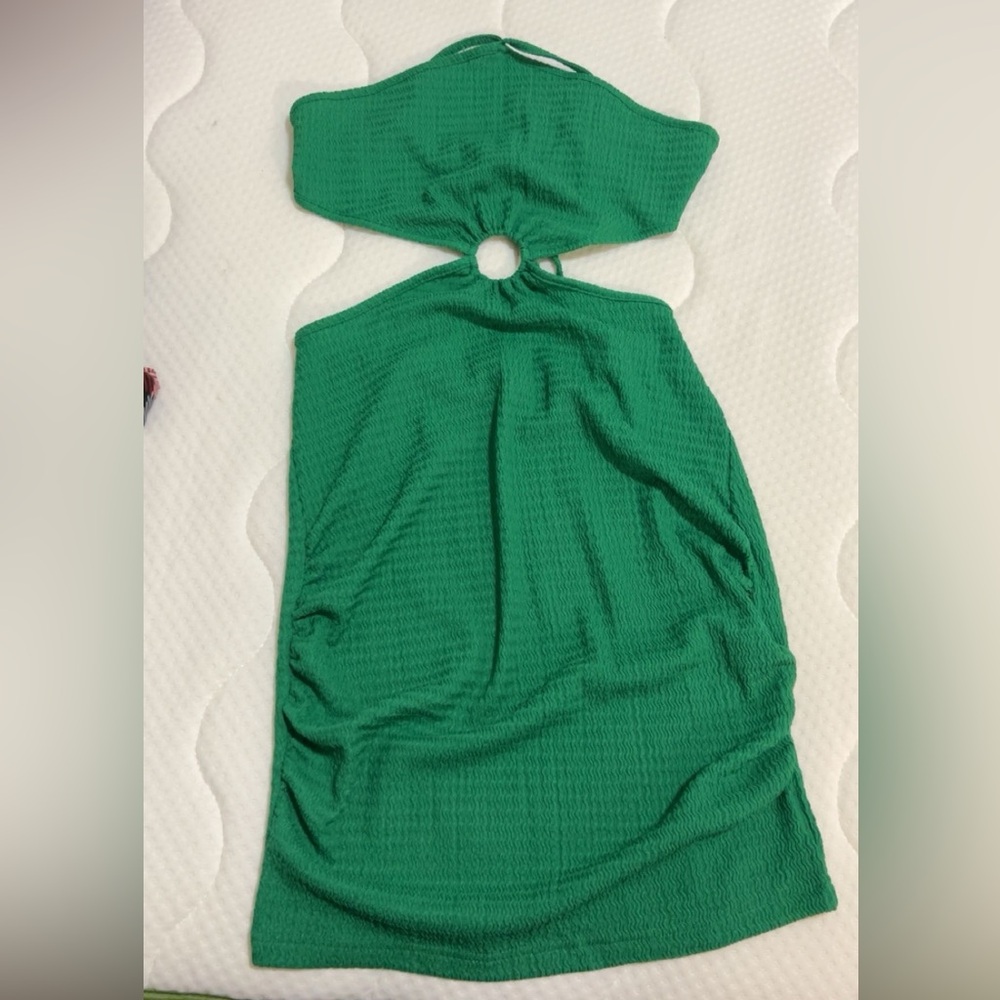 Green Cutout Dress
